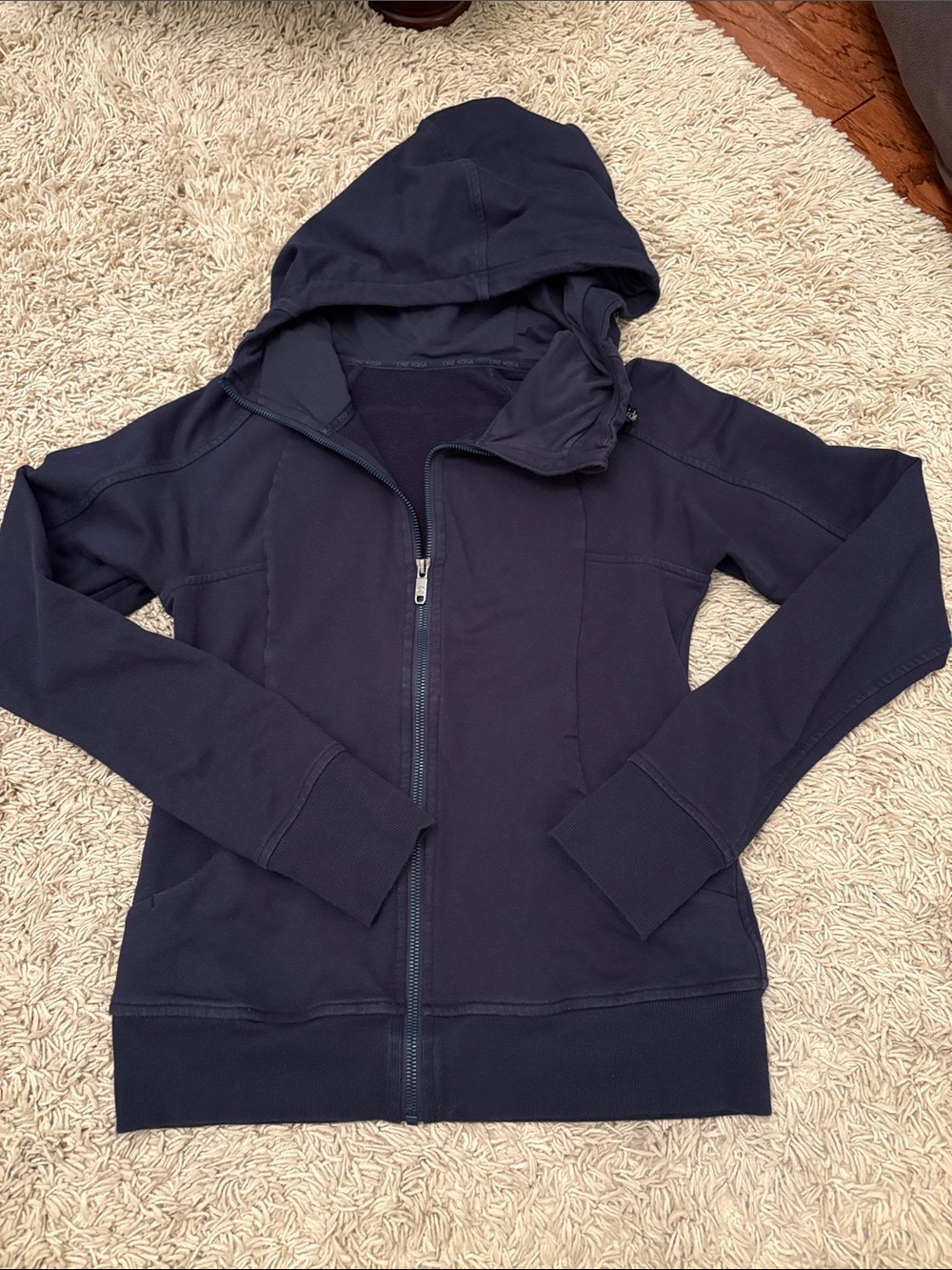 CRZ Women's Navy Zip-Up Hoodie Jacket